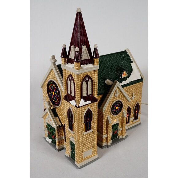 Department 56 Mount Olivet Church Snow Village Lighted House #54429 Building - Picture 1 of 9
